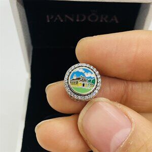 ✨🔥Pandora Lancaster County Exclusive Charm Travel Pendant S925 Sterling Silver